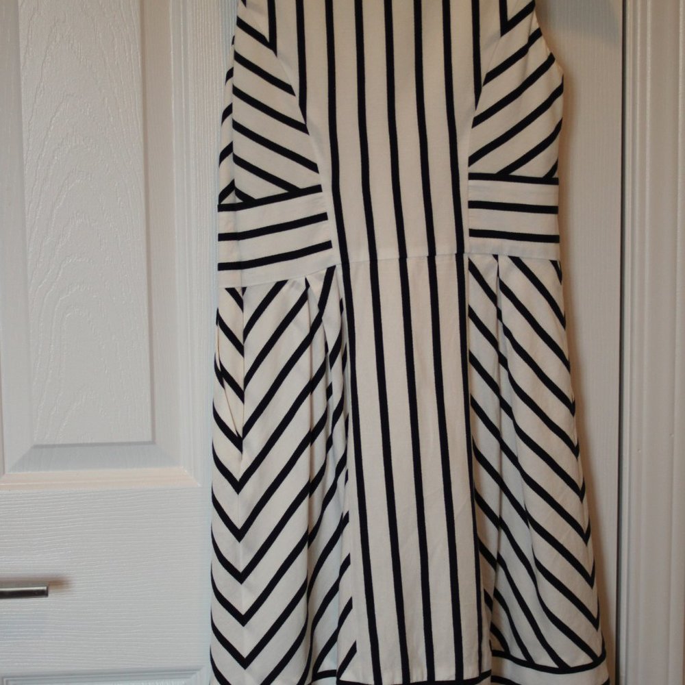 Anthropologie Maeve Chessia Striped Lace Dress - Picture 4 of 8